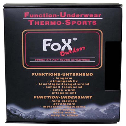 Preview: Fox Outdoor, thermal functional undershirt, short sleeve, long sleeve, thermal functional underpants, stretch fabric